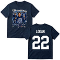 T-SHIRT LOGAN BLUE